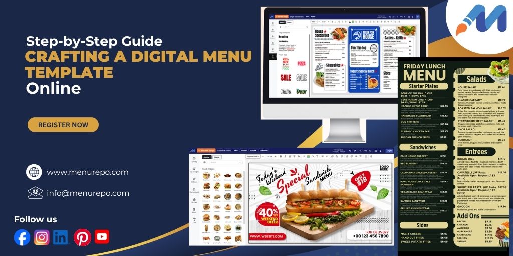 Step-by-Step Guide to Crafting a Stunning Digital Menu Template Online