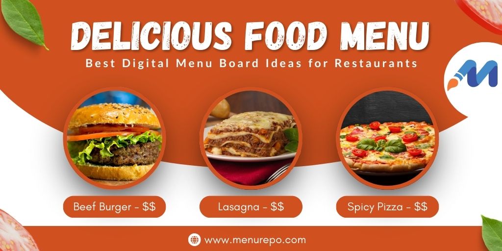 Free Menu Templates for Pizza, Burger, Café & Bars (Download List)