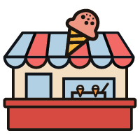 Digital menu boards for Ice cream parlors