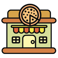 Digital menu boards for Pizza