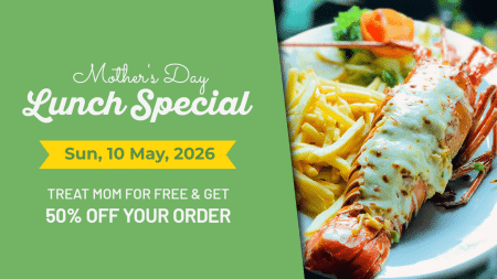 Mother's Day wall menu