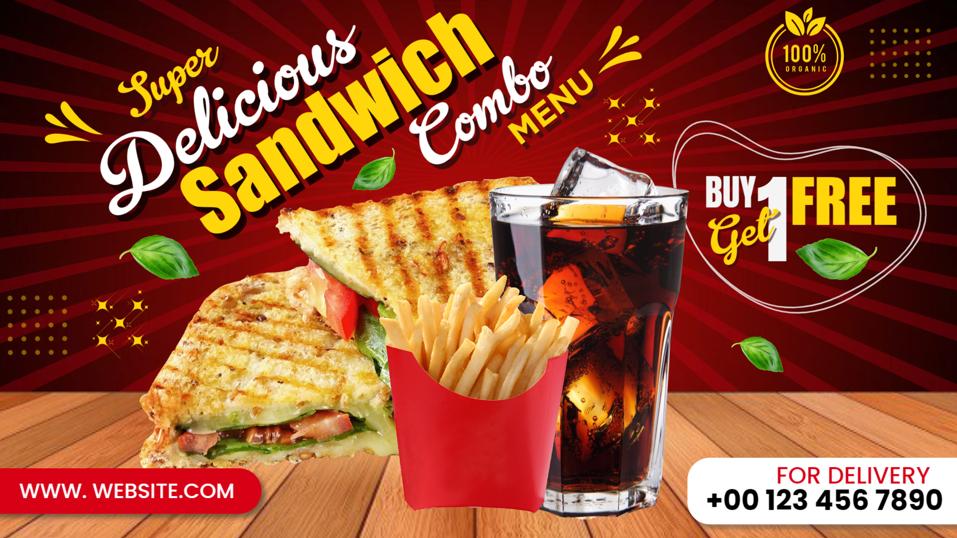 Sandwich offer menu design Sandwich offer menu design