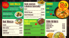 Lebanese food menu designs for display
