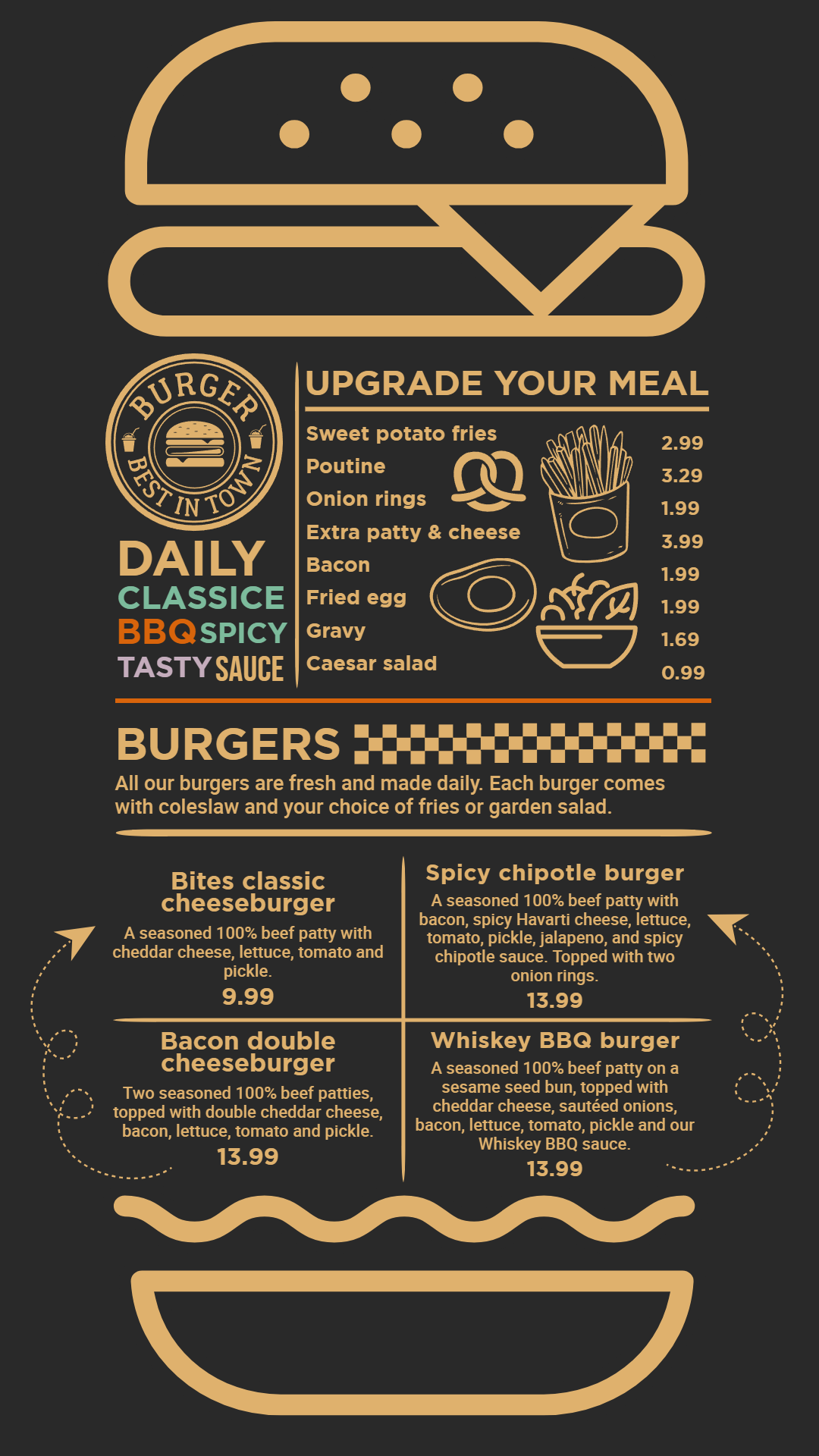 Creative Burgers Menu Design Ideas Creative Burgers Menu Design Ideas