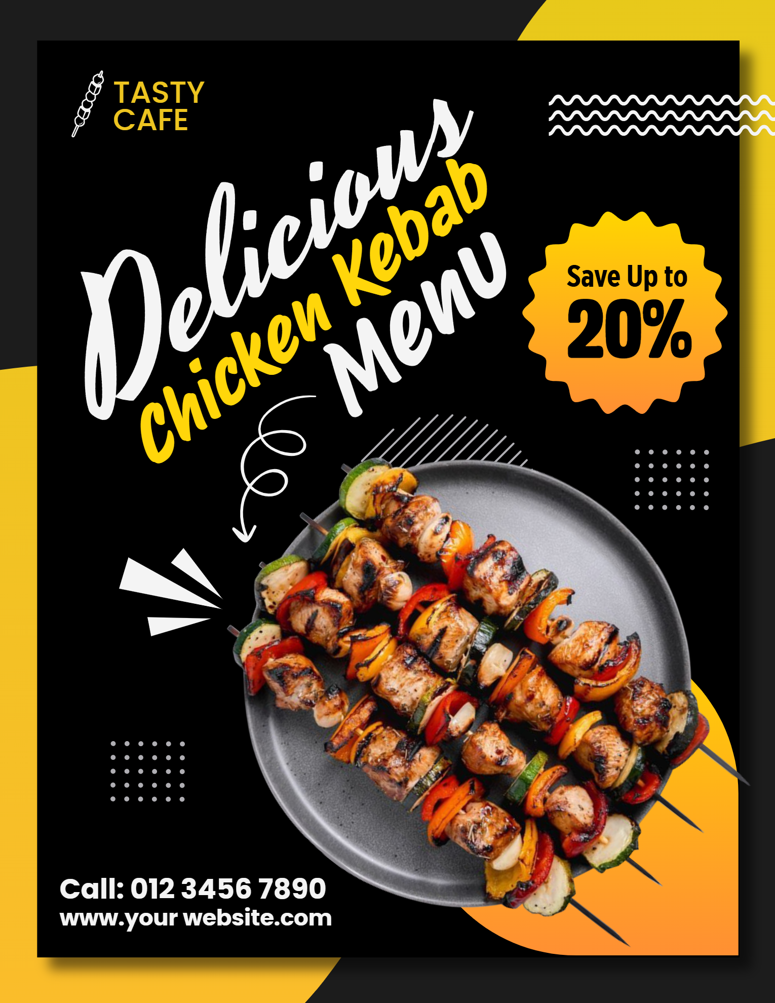 Kebab Flyer Design Kebab Flyer Design