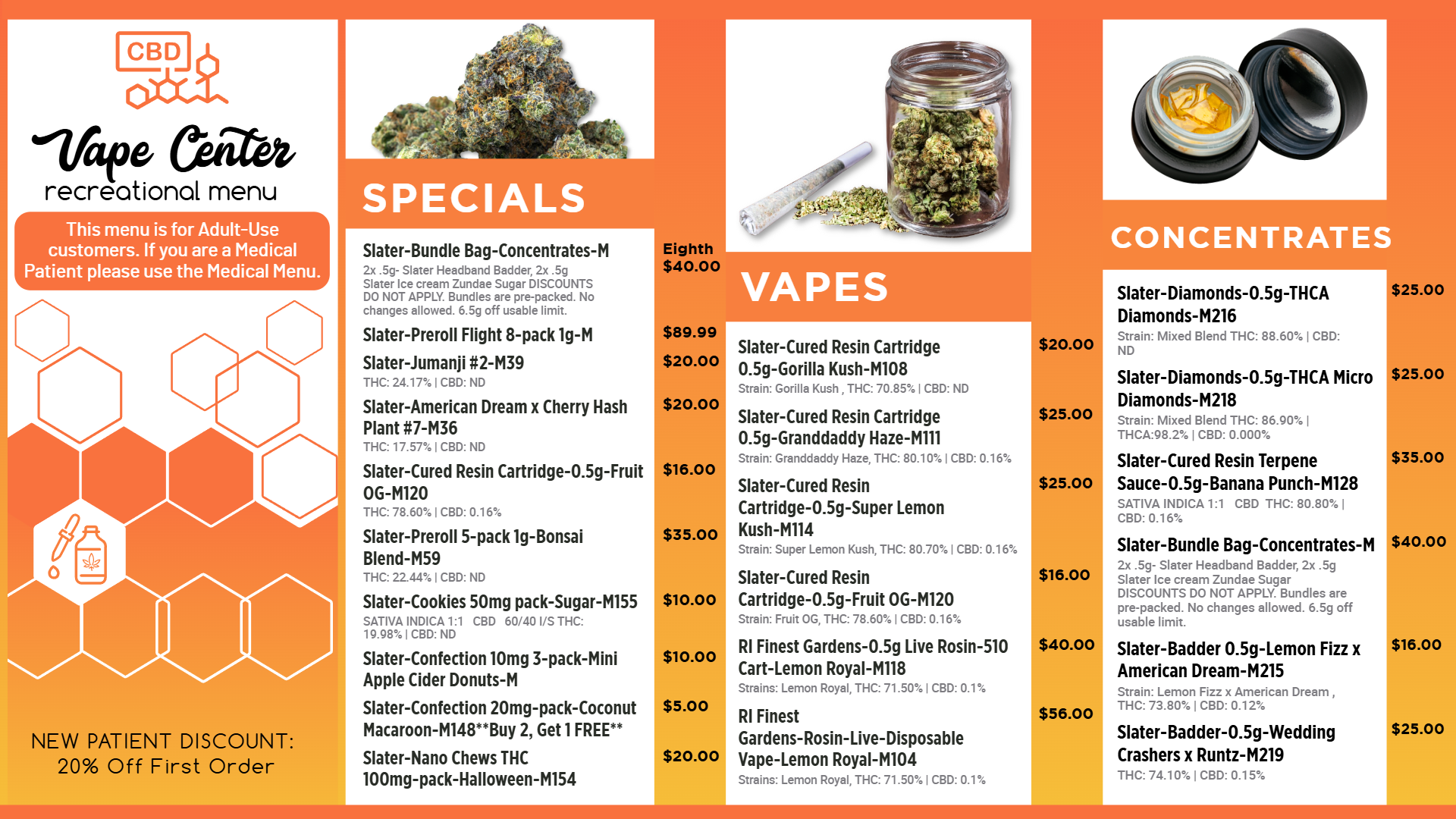 Vape Digital Menu Vape Digital Menu