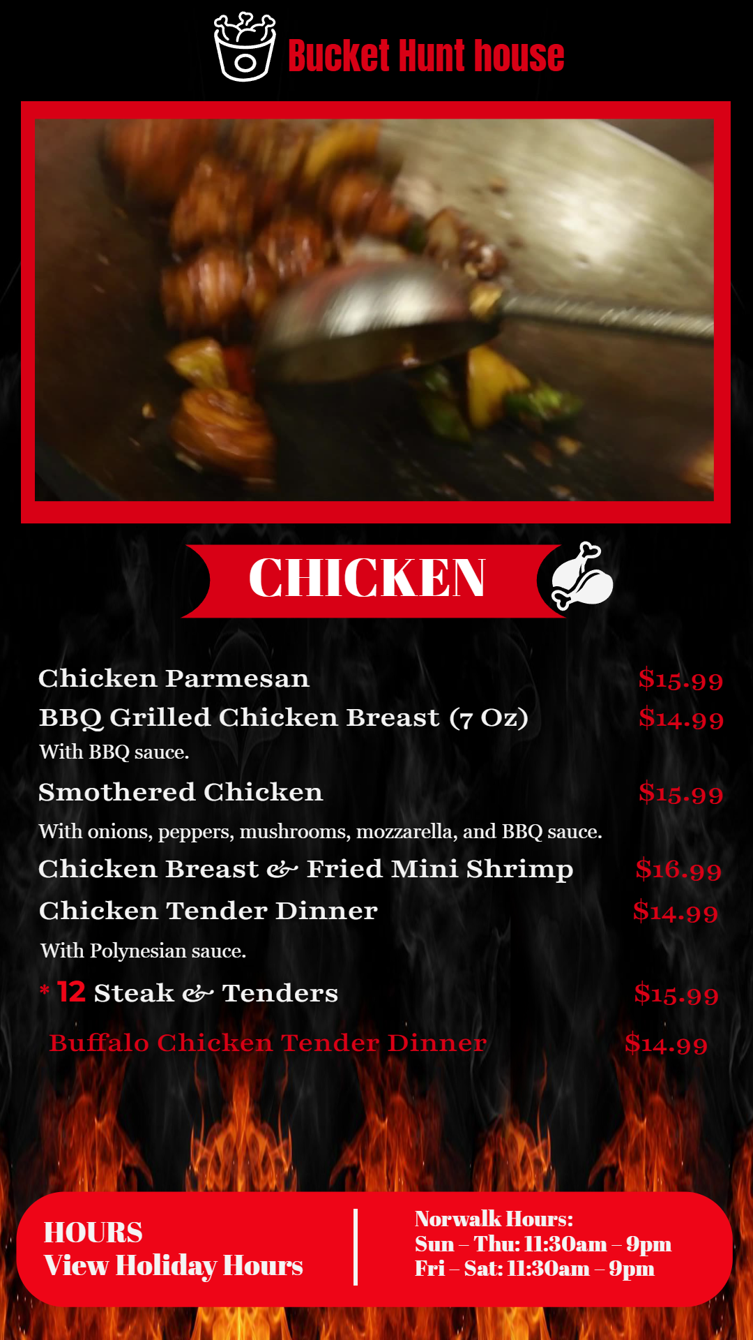 BBQ grill chicken