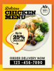 Delicious Chicken Plate Flyers Ideas 