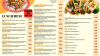Digital lunch menu design template