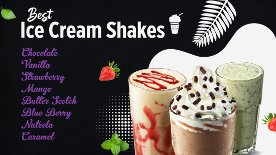 Simple Ice cream Menu Design Template