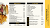 Breakfast display menu