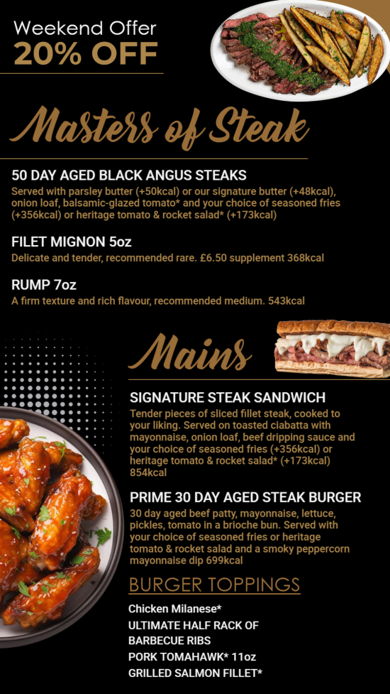 Lunch Wall Menu Part 2