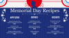 Memorial Day menu