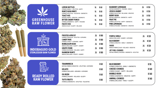 Simple Dispensary Flower Design Template 