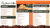 Simple Coffee menu design 