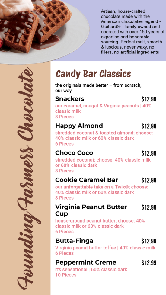 Dessert wall menu P 2