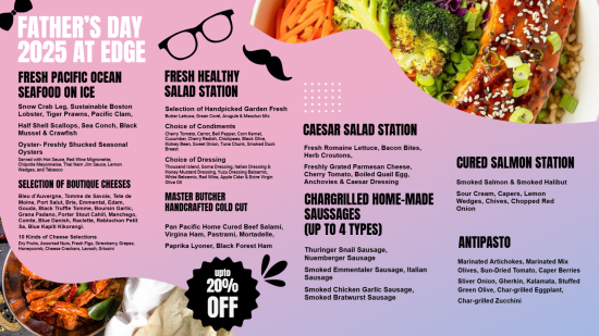 Father’s Day menu