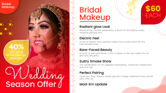 Bridal Salon Makeup Template