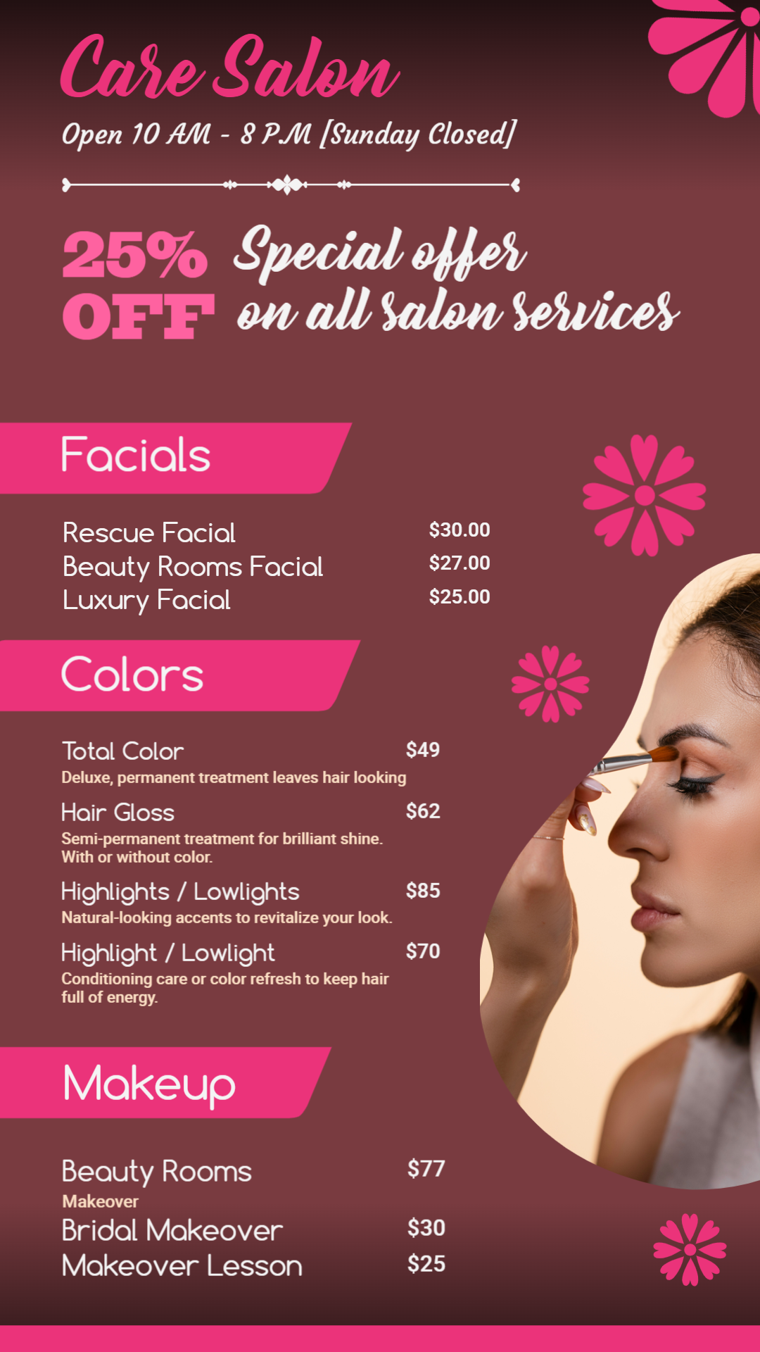 Salon beauty care