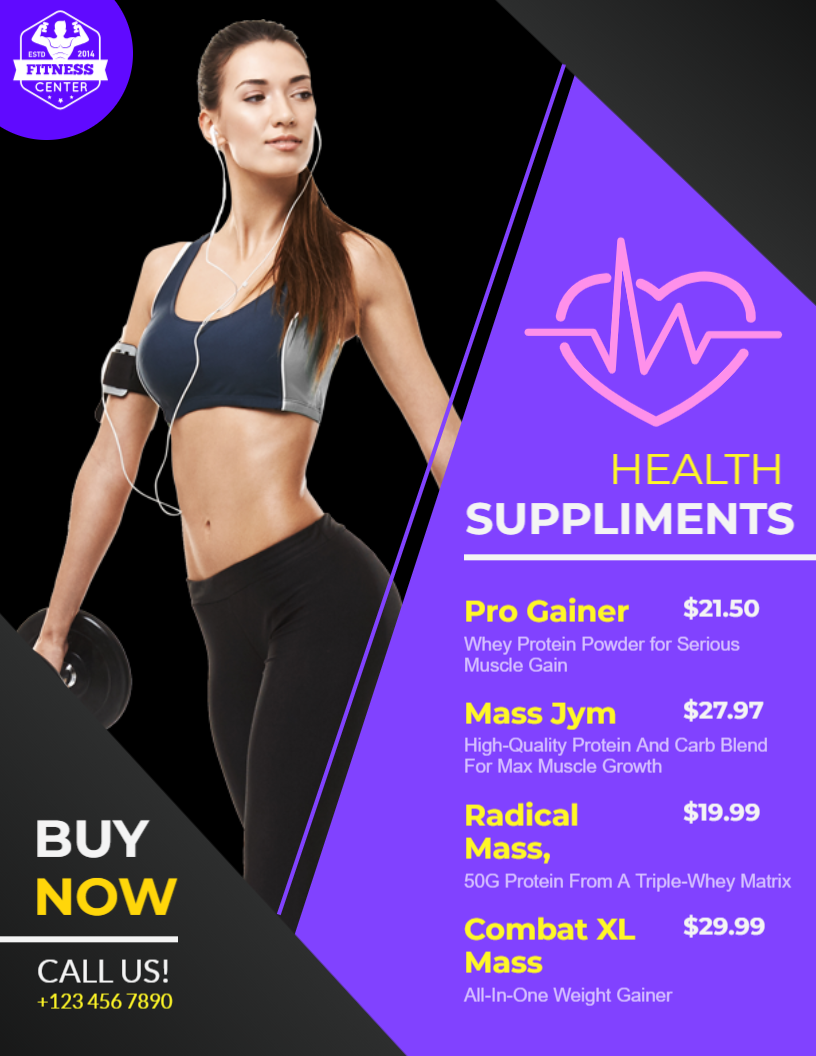 Fitness Club Flyer