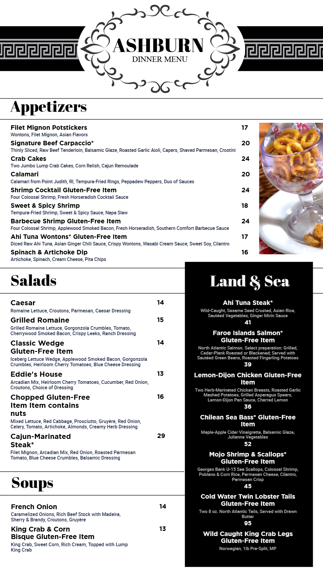 Simple Digital Dinner menu Design