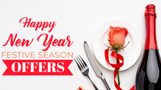 Christmas Digital Menu design offers