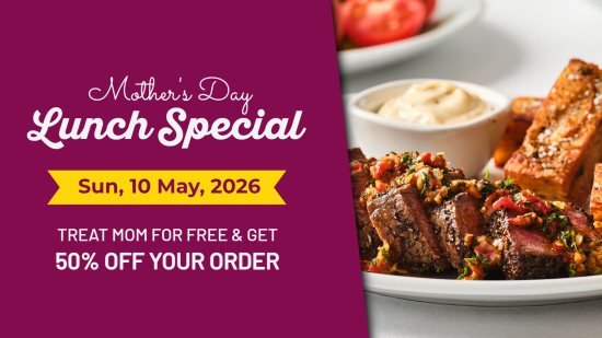 Mother's Day lunch menu board template free