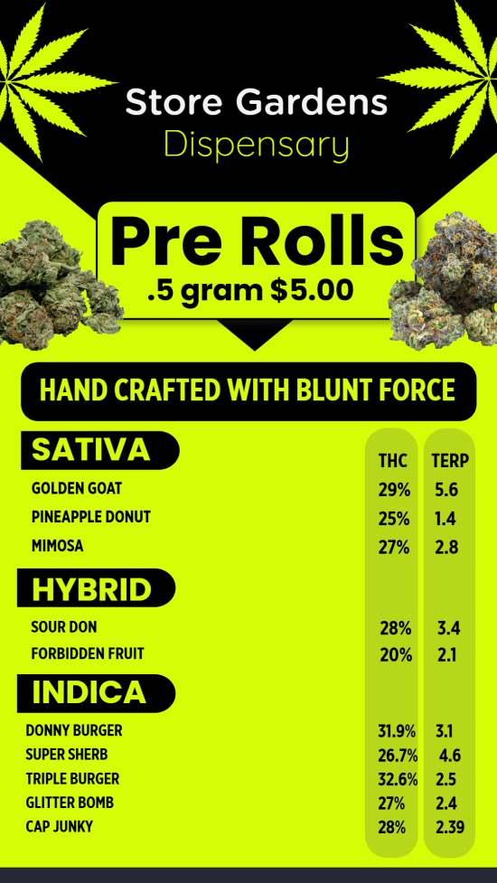 Pre-roll menu design for digital signage monitors