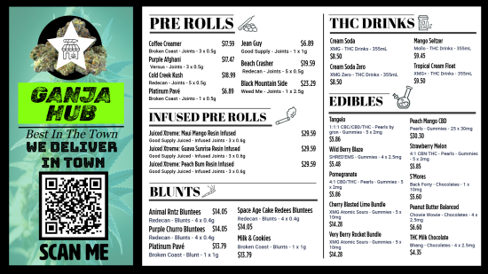 Custom Dispensary QR Code Menu Design