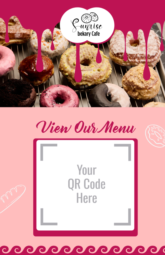 Bakery & Cafe QR code menu