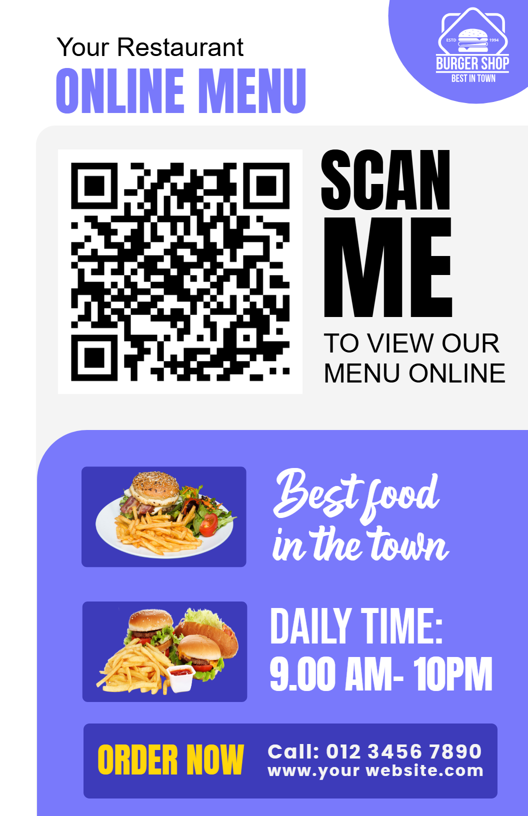 Online Scan Digital Menu Ideas